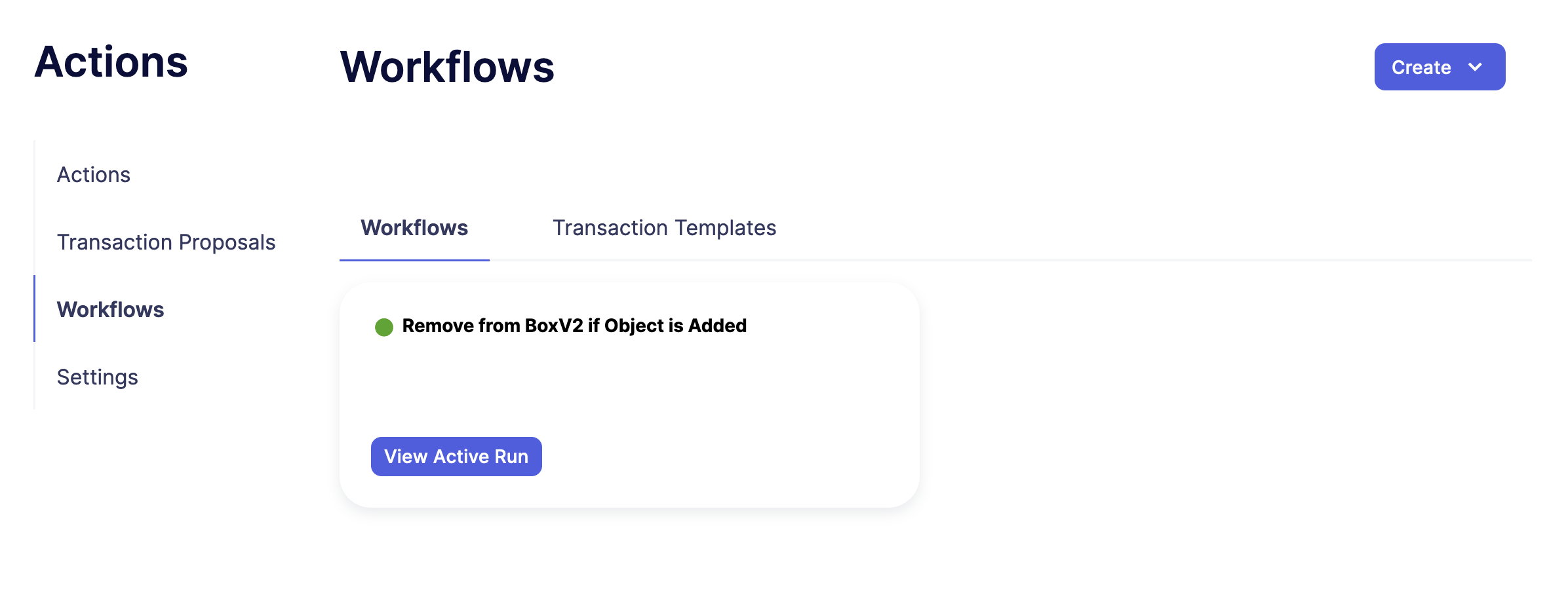 Active Workflow